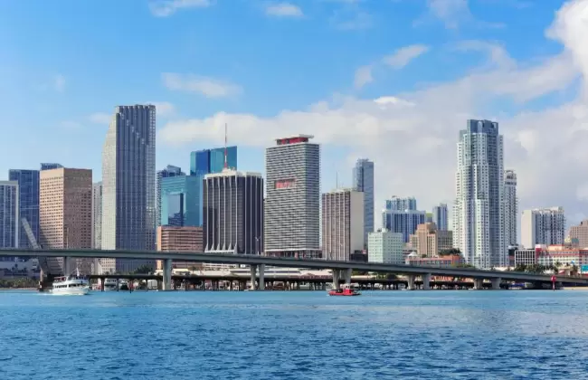 miami-skyscrapers-with-bridge-over-sea-in-the-day