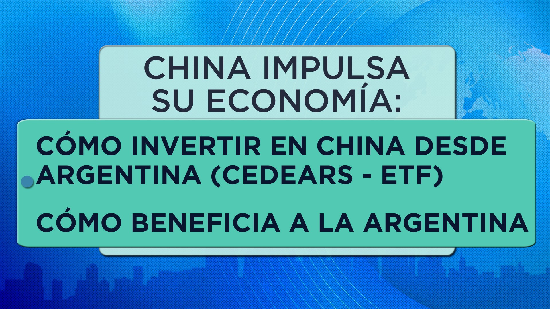 INVERSIONES EN CHINA