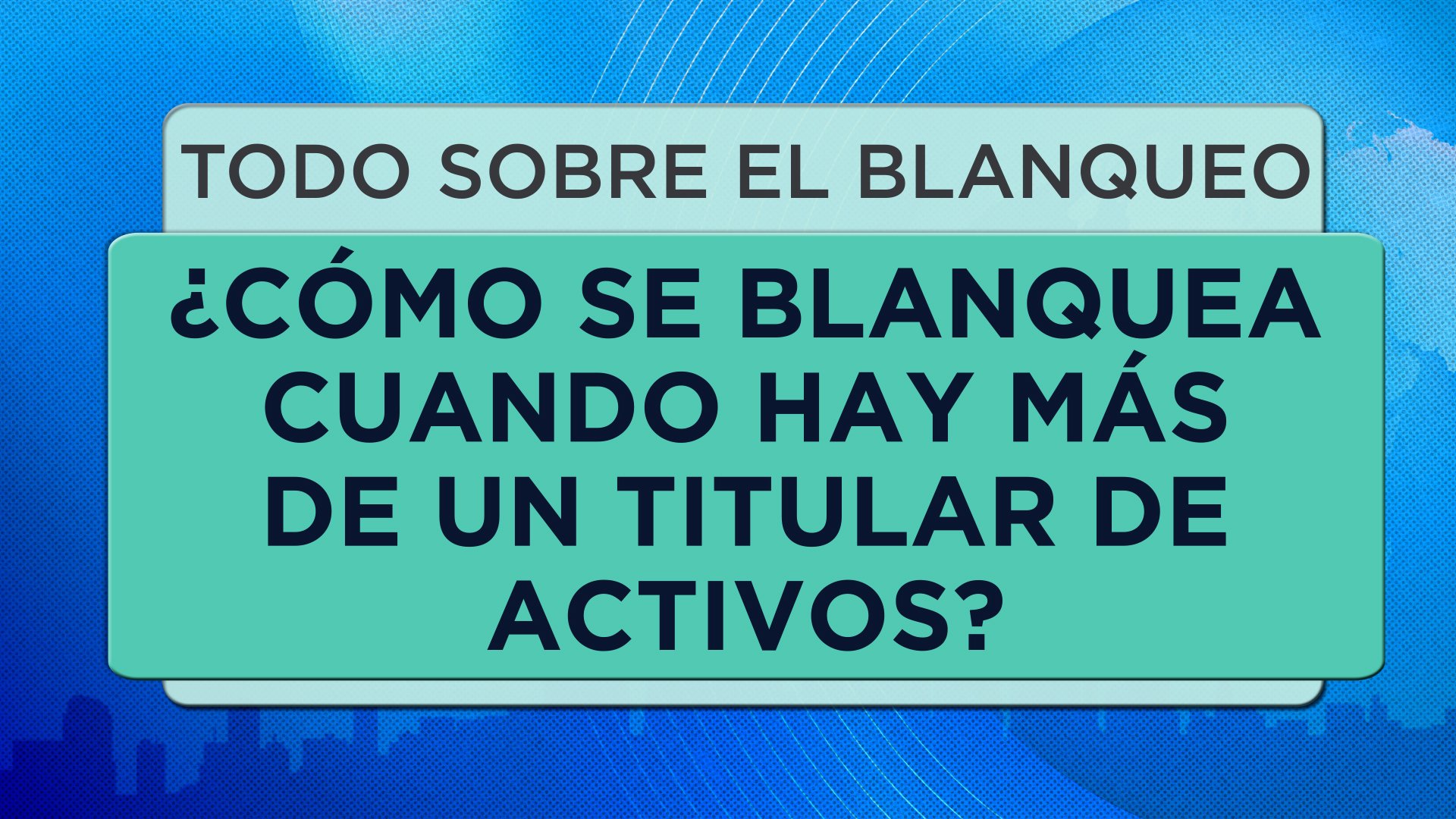 Extendieron el blanqueo de capitales