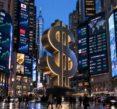 estudio mundo dinero con mercados globales