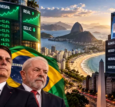 comparativa bursatil entre brasil y argentina